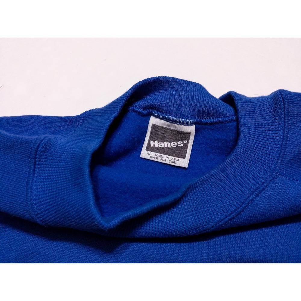 Vintage 1980s HANES Apollo RV Motorhome Applique Patch Sweatshirt Made USA XL - Picture 7 of 11